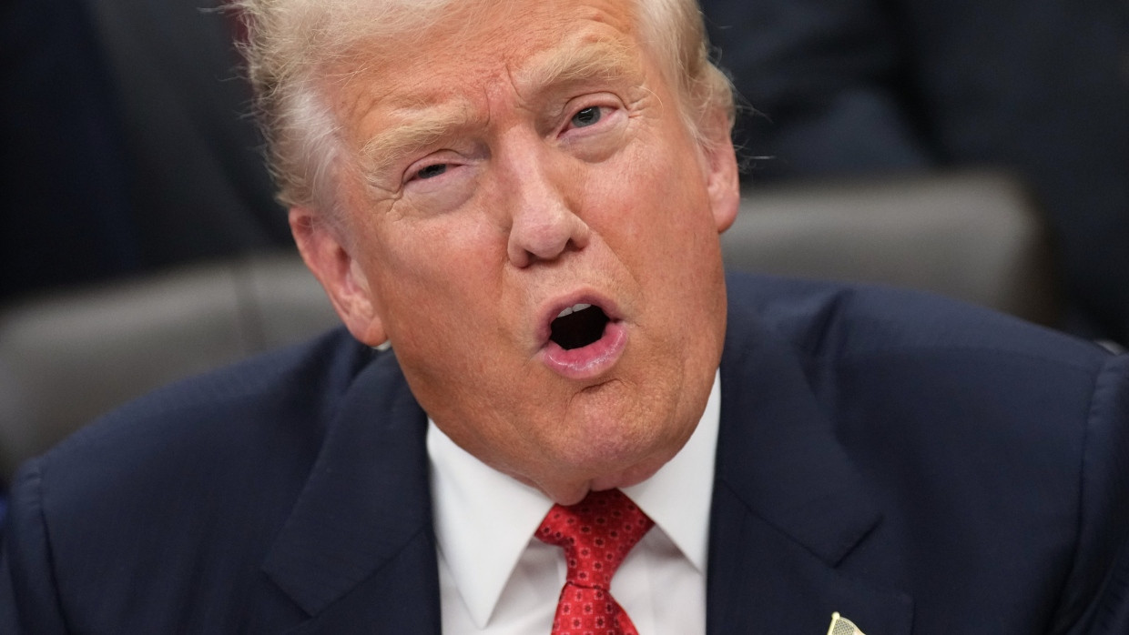 Unter Druck: US-Präsident Trump am Donnerstag