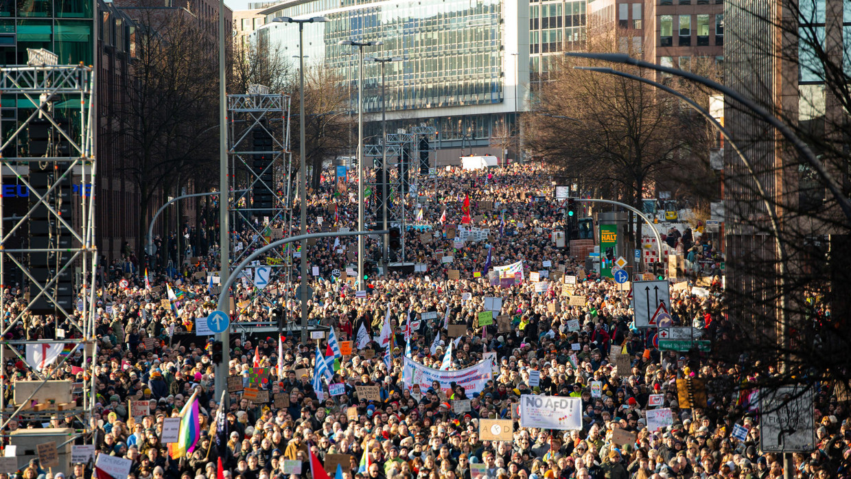 Deutschland auf der Straße gegen die AfD