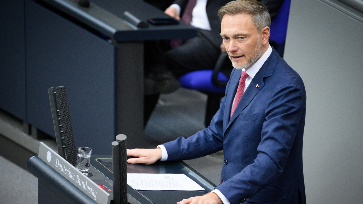 Damals noch auf politischem Parkett: Christian Lindner (FDP) im März im Bundestag
