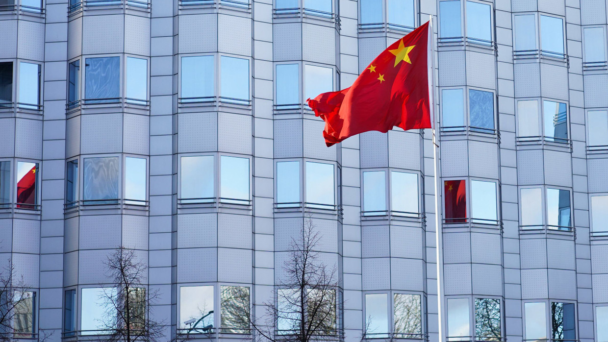 Die chinesische Botschaft in Berlin.