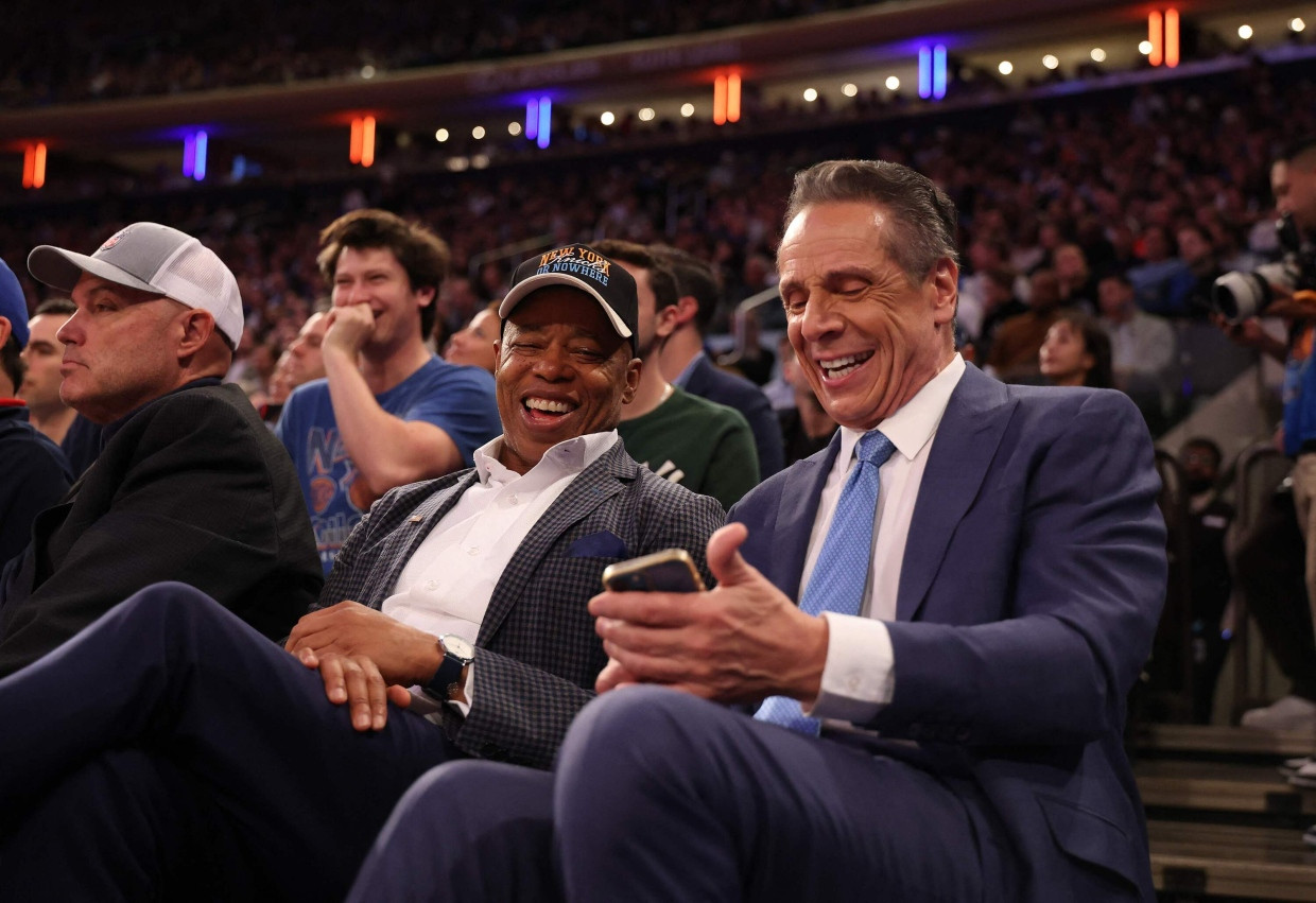 Eric Adams und Andrew Cuomo im Oktober in Washington