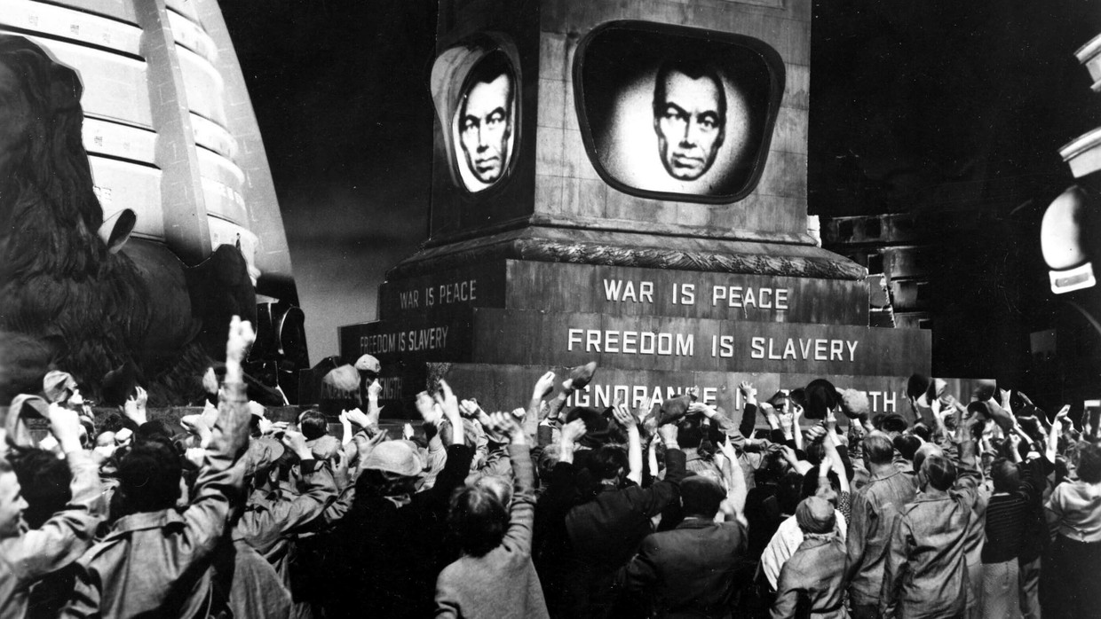 Wird 2028 das neue 1984? Szene aus Michael Andersons Orwell-Verfilmung aus dem Jahr 1956