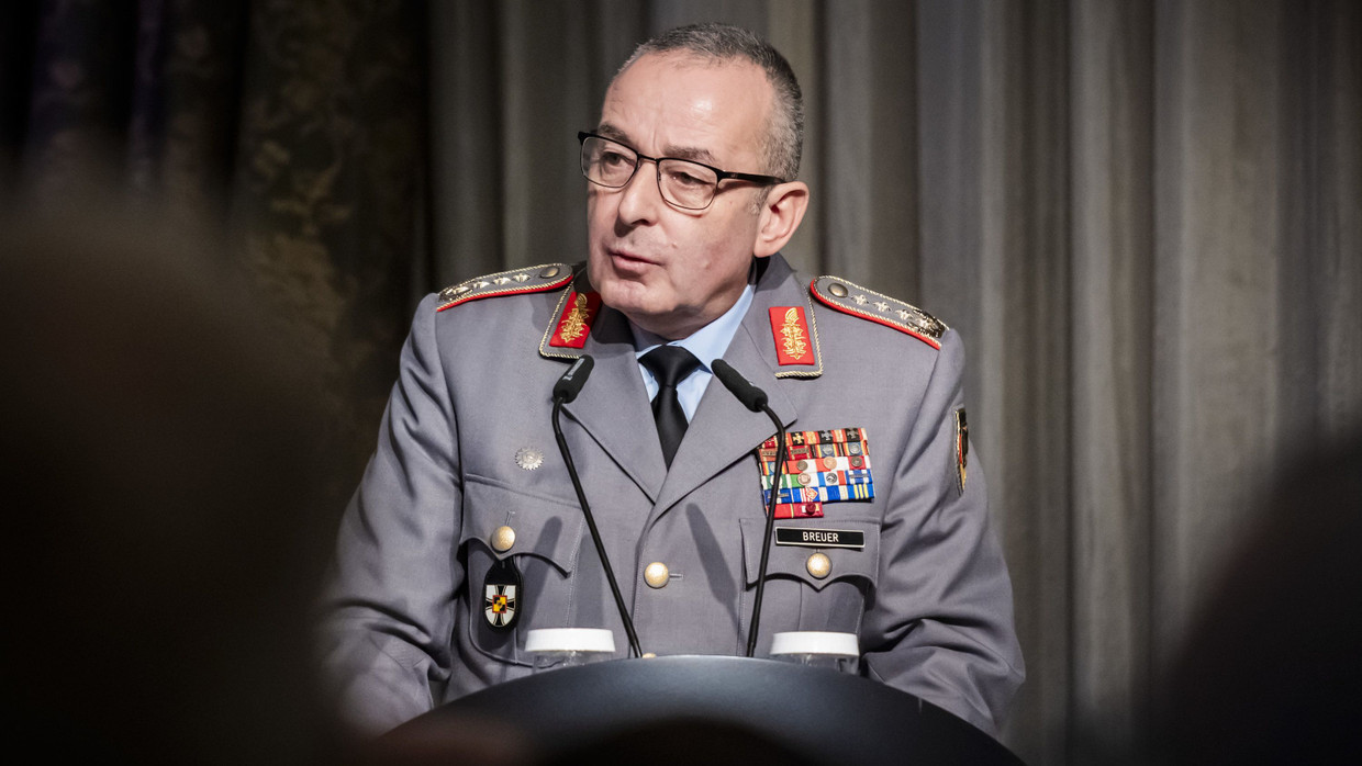 Generalinspekteur Carsten Breuer am Freitag in Berlin