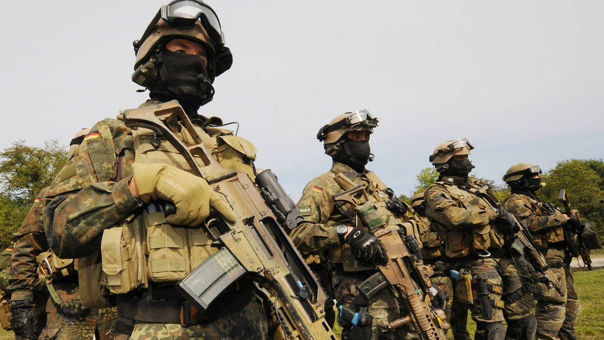 Soldaten des KSK bei einer Übung in Hammelburg