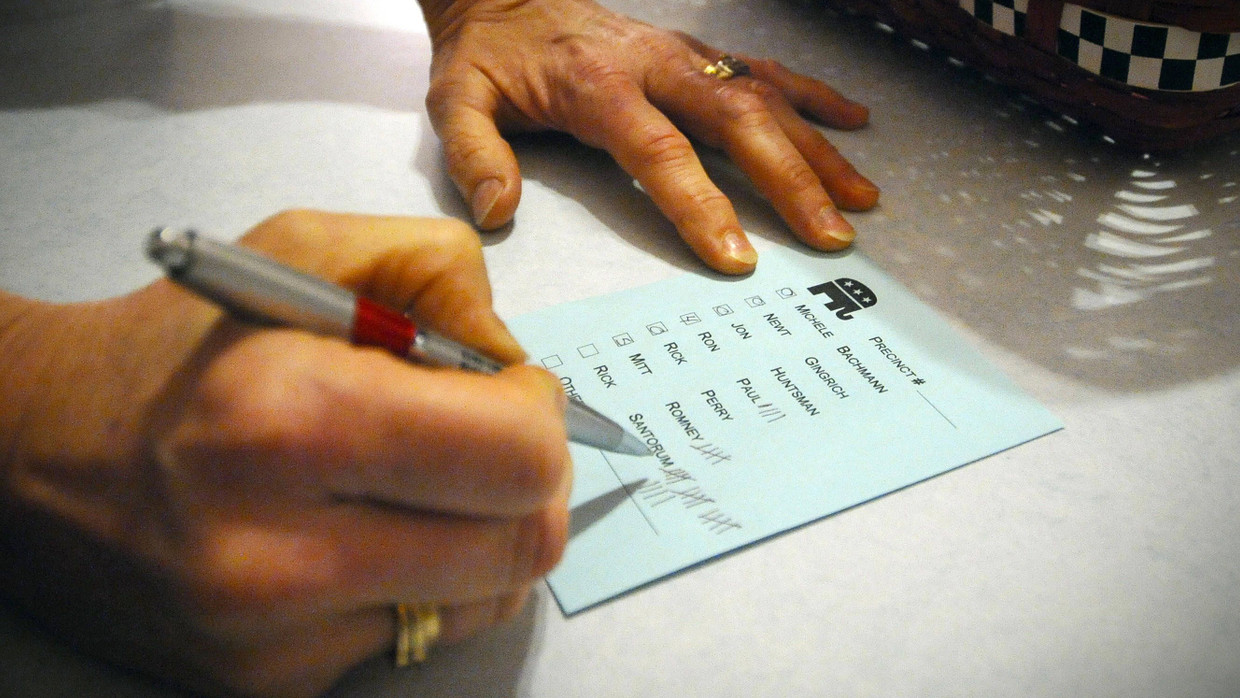 Im Wahlbezirk 42 in Iowa hatte beim Caucus vor vier Jahren Rick Santorum die meisten Stimmen. Am Ende reichten die Stimmen aber nicht, um ihn zum republikanischen Kandidaten zu küren.