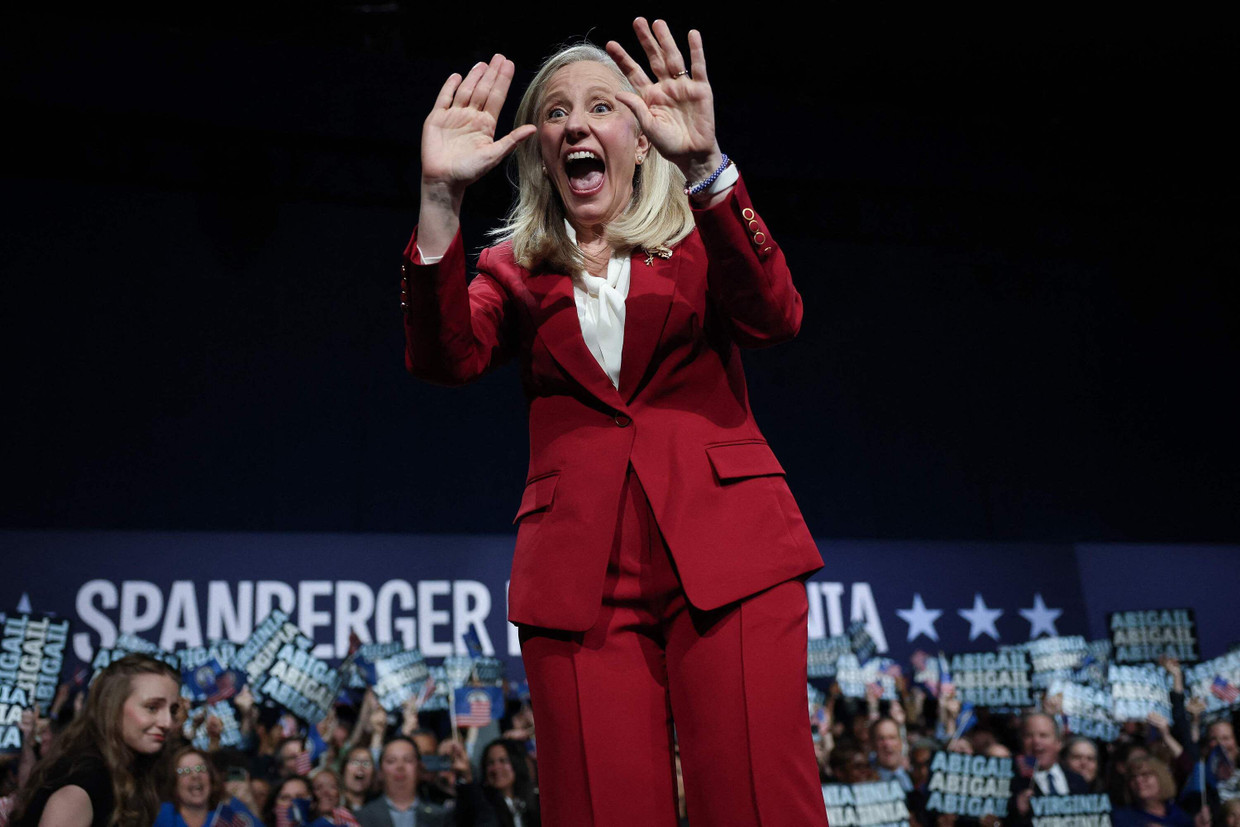 Abigail Spanberger am Dienstag in Richmond