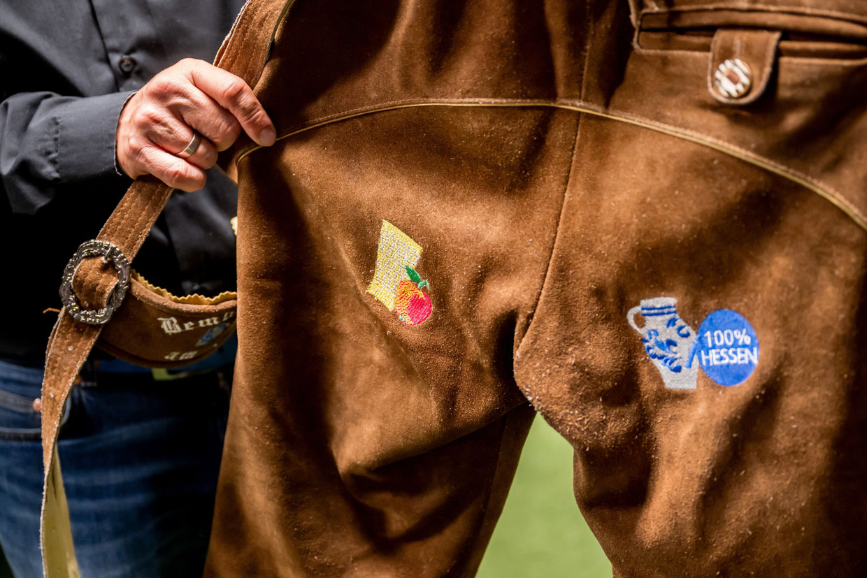 Gefällt auch Ed Sheeran: Frankfurter Variante der Lederhose