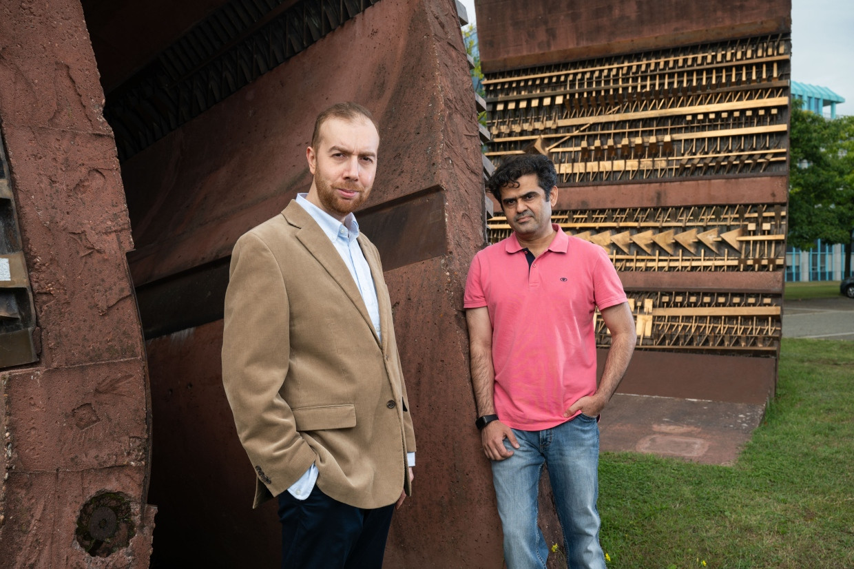 Die Gründer von Metalonn: Emrah Fuat Talan (links) und Arshad Mehmood.