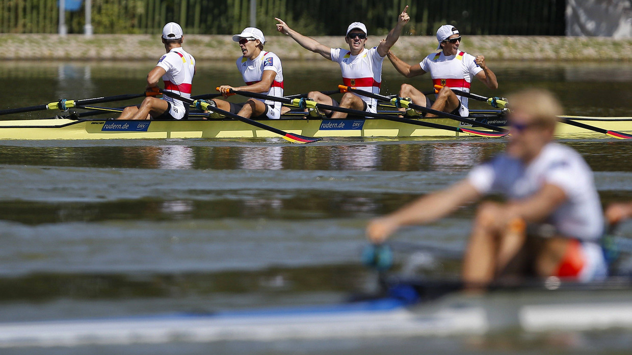 Zweimal Gold für deutsche Ruderer