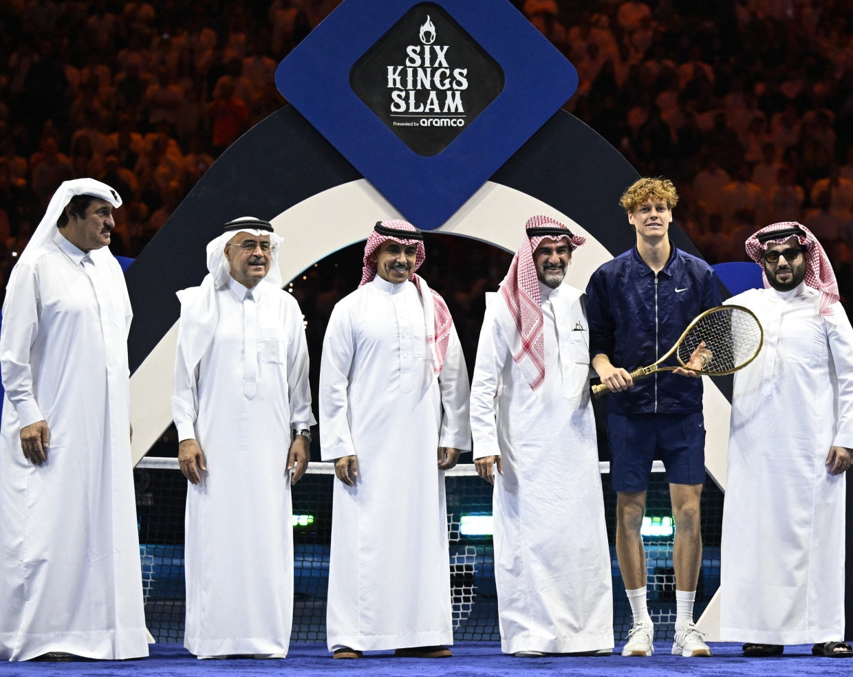 Jannik Sinner nach dem Gewinn der hochdotierten Tennisshow „Six Kings“ in Riad