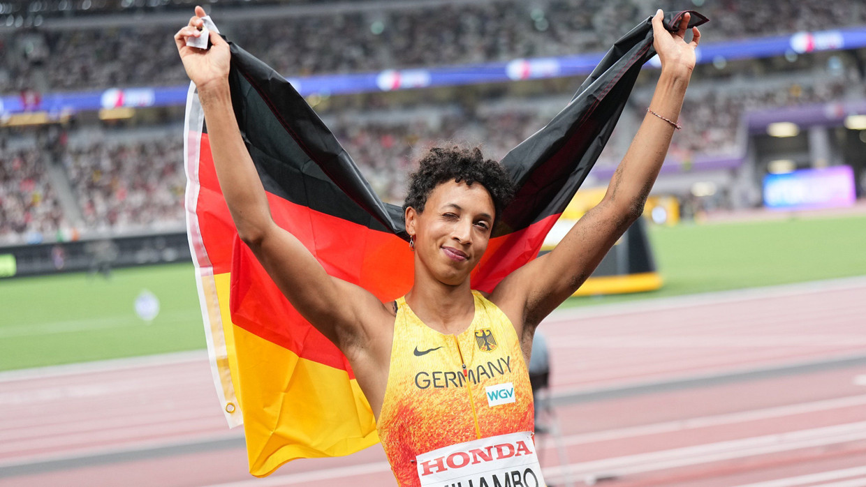 Gewohntes Bild: Malaika Mihambo feiert einen Erfolg bei einem Großereignis