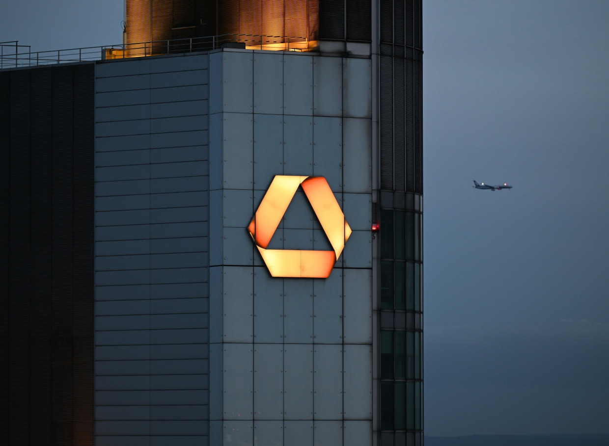 Der Commerzbank-Tower in Frankfurt am Main