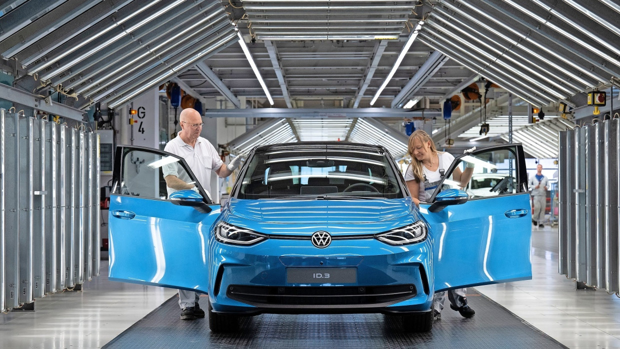 Made in  Zwickau: In Sachsen wird das Elektromodell  ID.3 gebaut