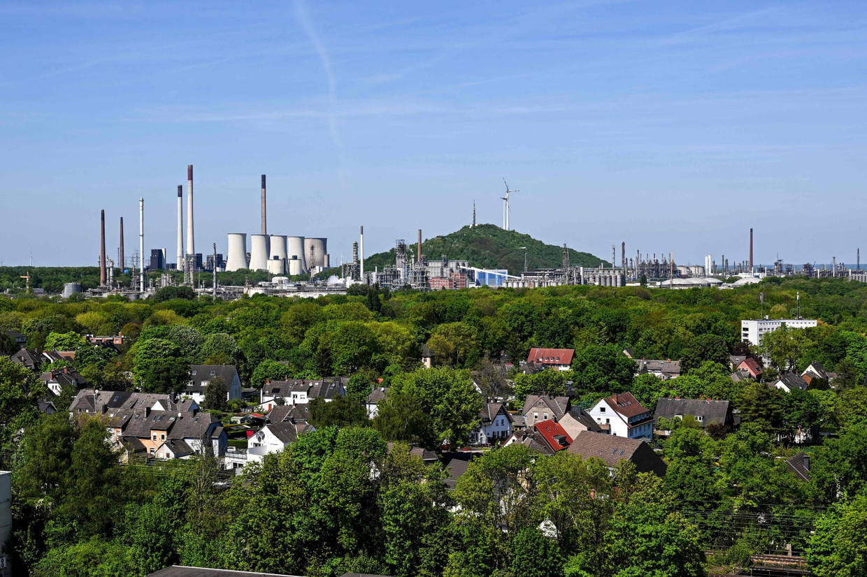 Blick auf die BP-Raffinerie in Gelsenkirchen
