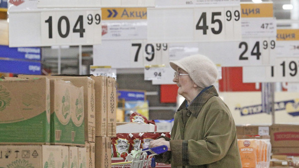 Hohe Inflation: Viele Rentner haben es in Russland schwer.
